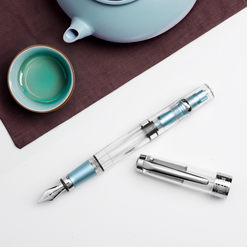 Twsbi Diamond 580ALR Fountain Pen – Iceberg Blue Extra Fine