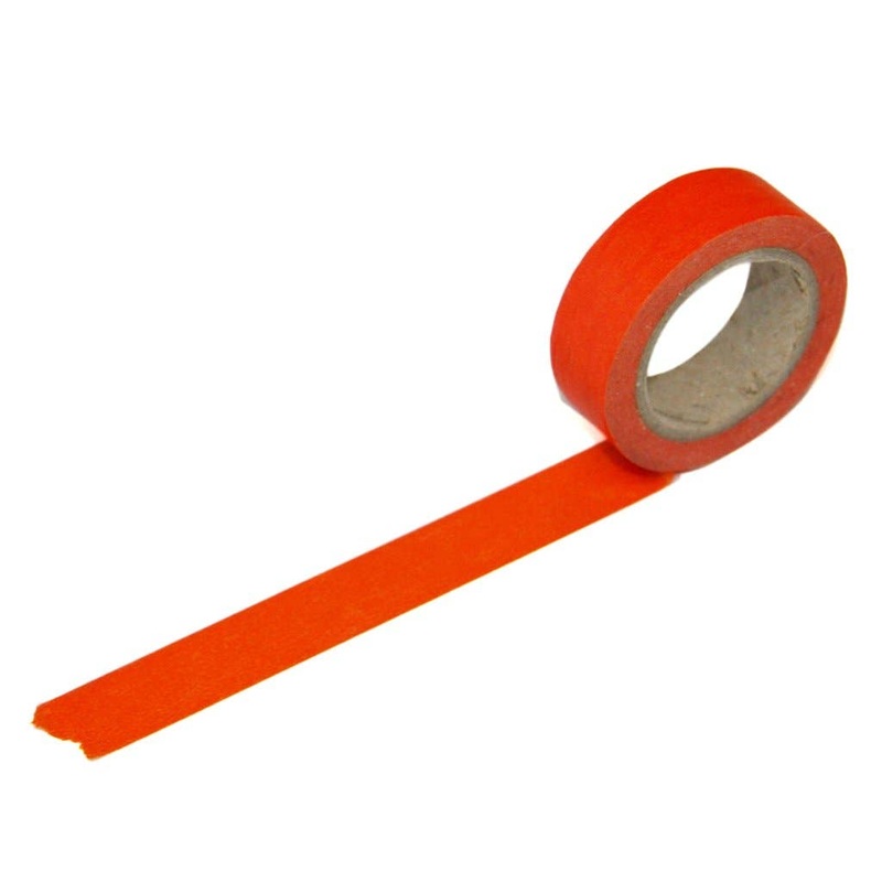 beve! Solid Orange Washi Tape