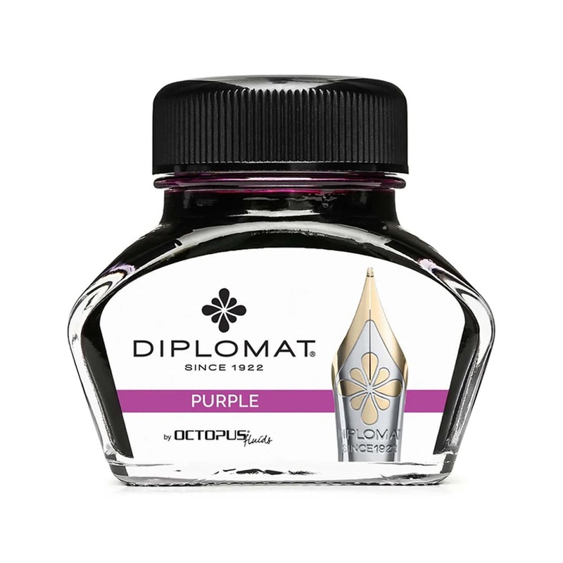 DIPLOMAT, Ink Bottle – OCTOPUS PURPLE (30mL).