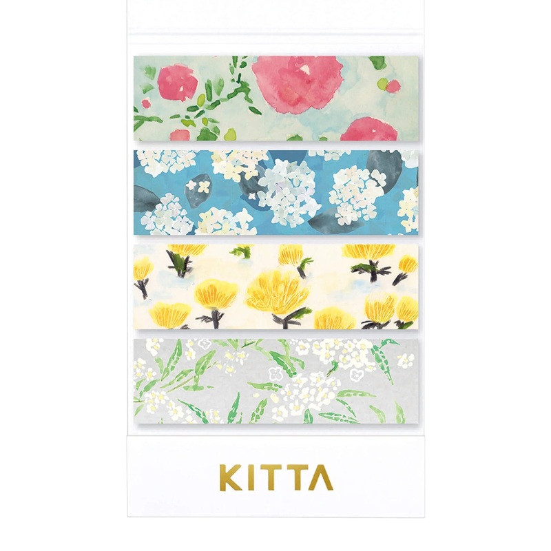 Kitta Portable Washi Tape – Flower 7