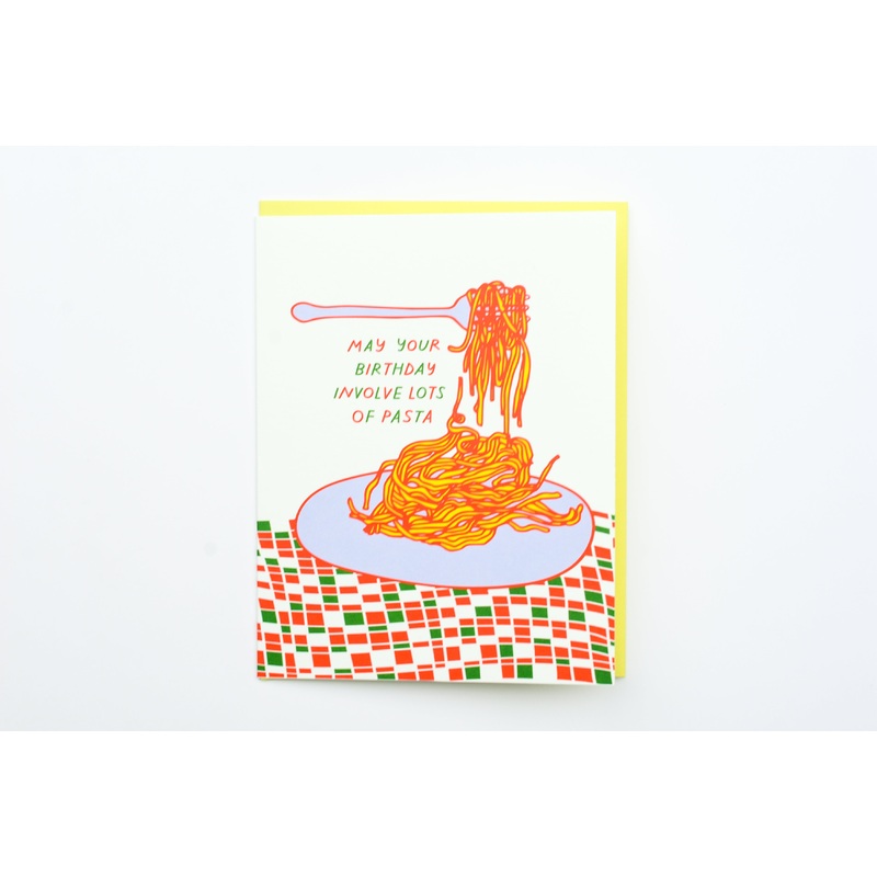 Pasta Bday Card