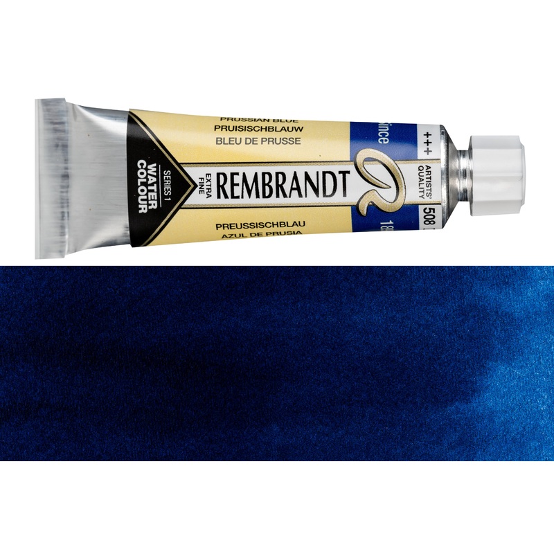 Rembrandt Watercolor, 10 mL, #508 Prussian Blue