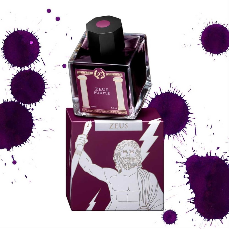 LABAN, Ink Bottle – Greek Mythology II ZEUS PURPLE.