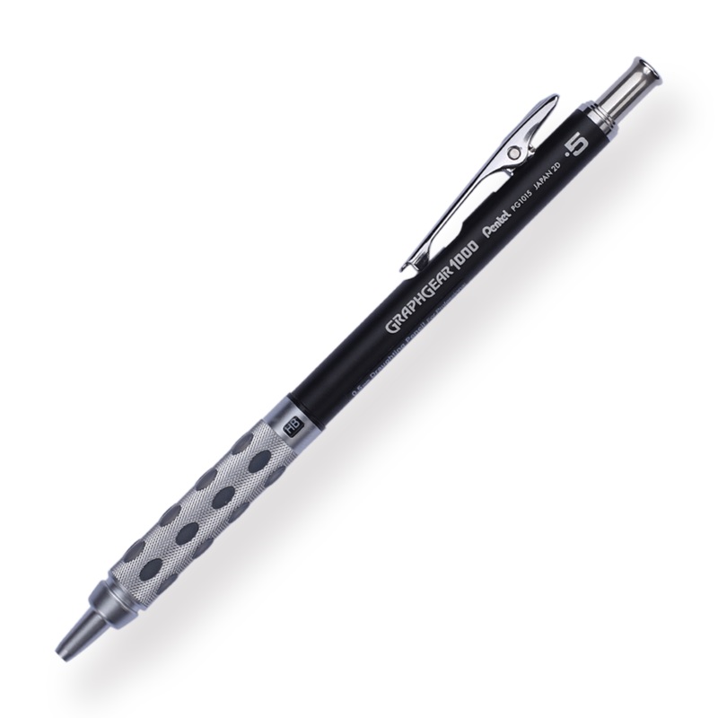 Pentel GraphGear 1000 Mechanical Pencil – 0.5 mm – Black