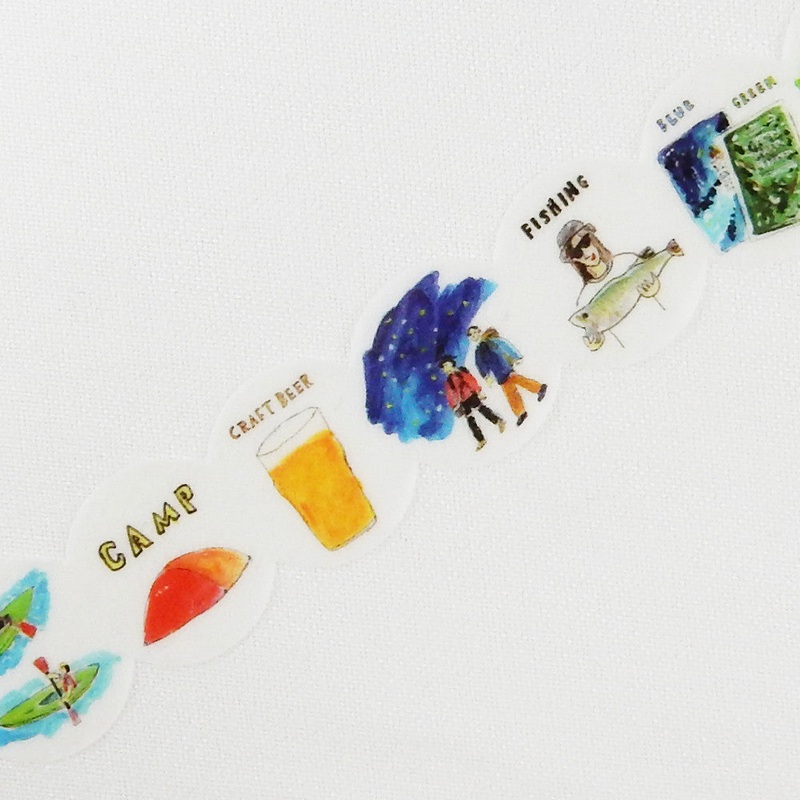 Round Top + Hirano Toshiyuki Washi Tape – Walk in the mountain
