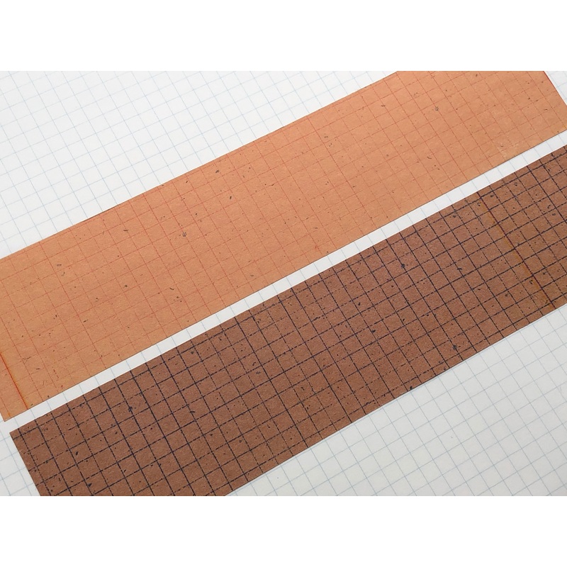 Classiky – Yoko Inoue Grid 45mm Kraft Paper Tape Blue