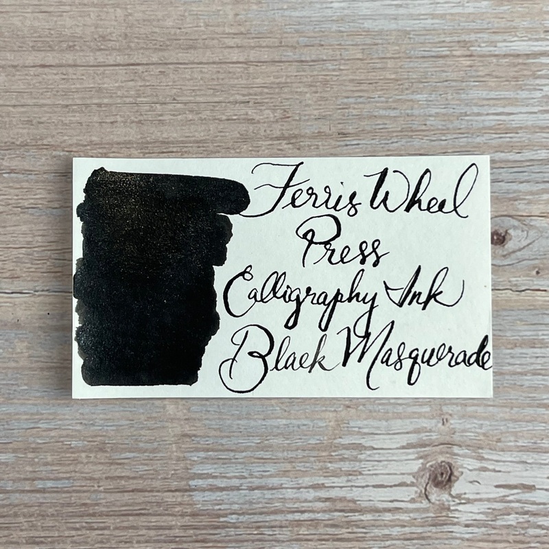Ferris Wheel Press Black Masquerade – 28ml Calligraphy Bottled Ink