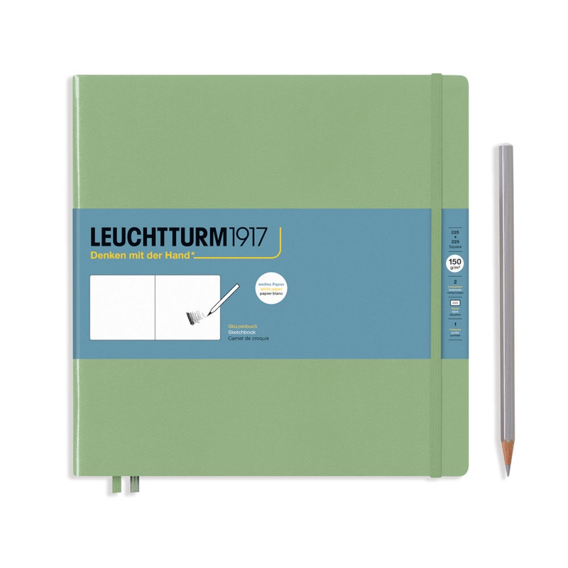 Leuchtturm1917 Square Sketchbook – Sage