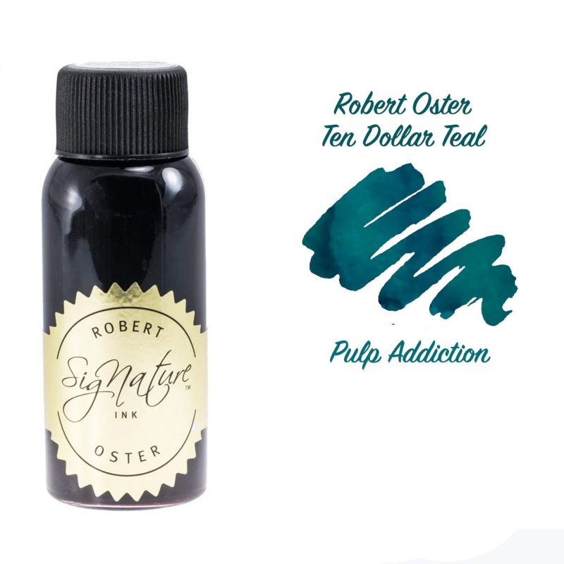 Robert Oster Signature Ink – Ten Dollar Teal 50ml