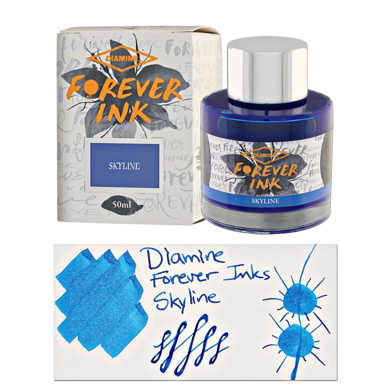 Diamine Forever Ink Bottled Ink in Skyline – 50 ml