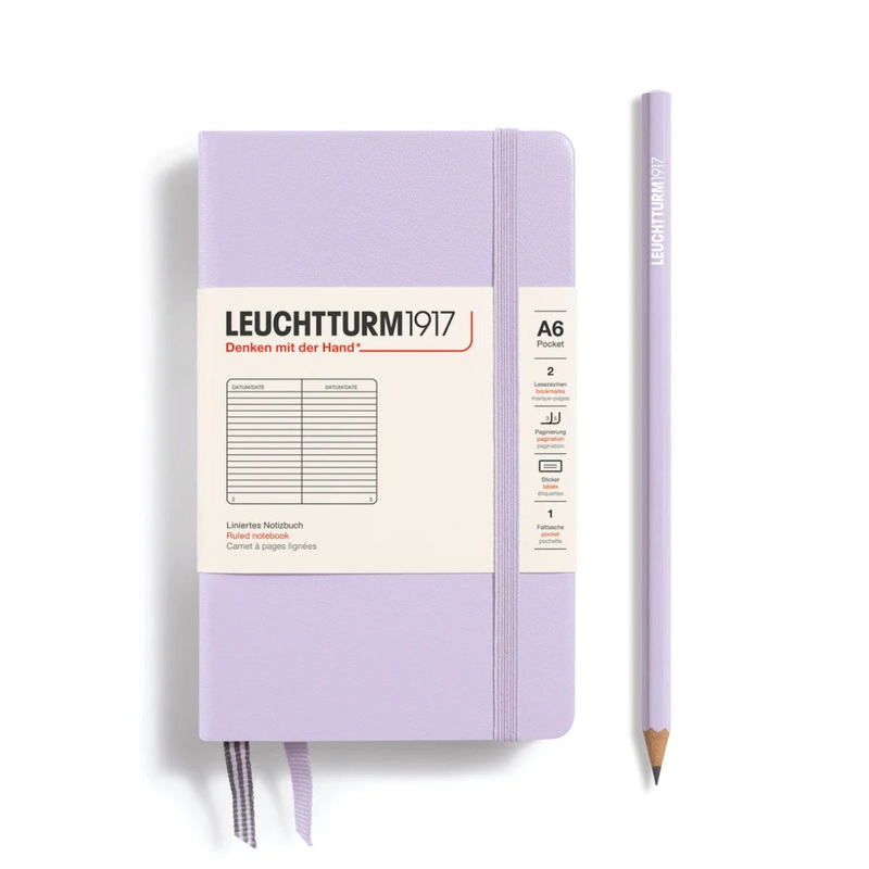 Leuchtturm1917 Notebook Pocket (A6), Ruled – Lilac