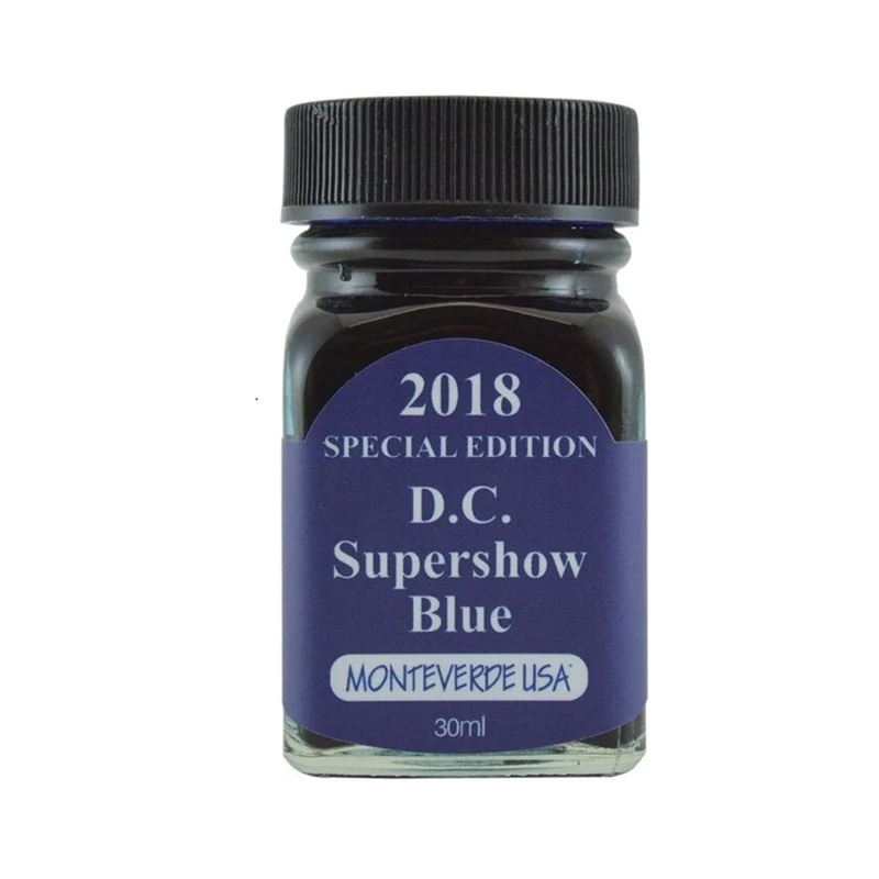 Monteverde 2018 D.C. Supershow Blue Special Edition Ink Bottle – 30ml