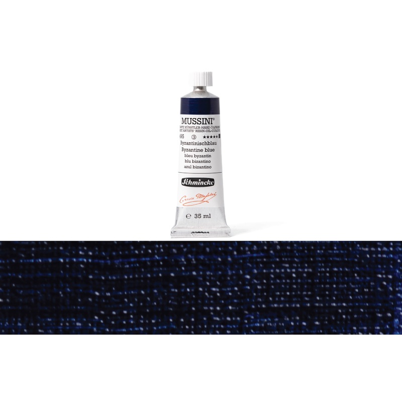 Mussini Oil Colors, 35 mL, #495 Byzantine Blue