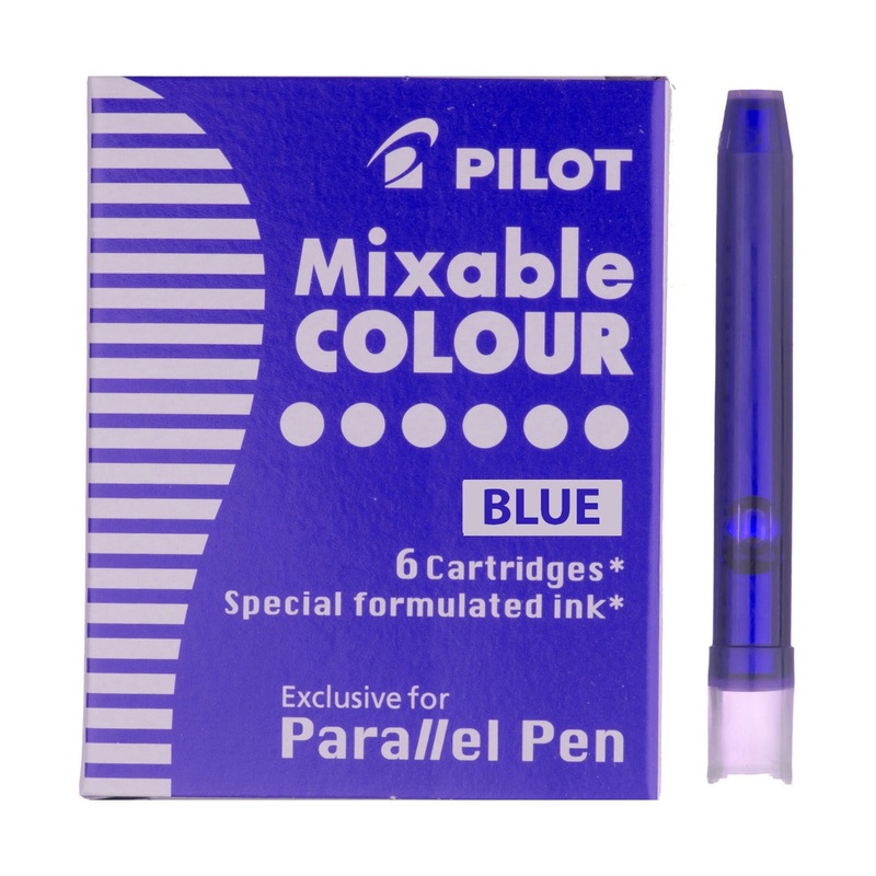 Pilot Parallel Pen Mixable Ink Cartridges – Blue