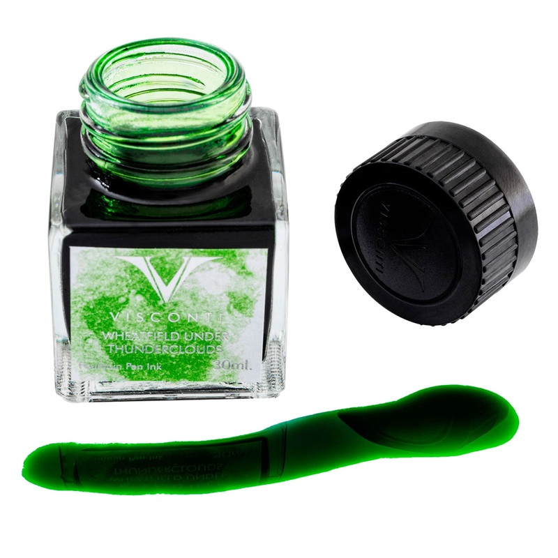 Visconti Van Gogh Ink Bottle, Wheatfield under Thunderclouds – 30ml