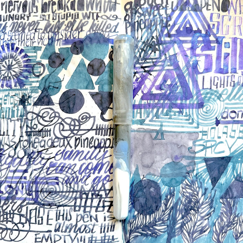 Franklin-Christoph Model 31 Gourmet Pens Grey Jay Pen – Clipless Exra-fine