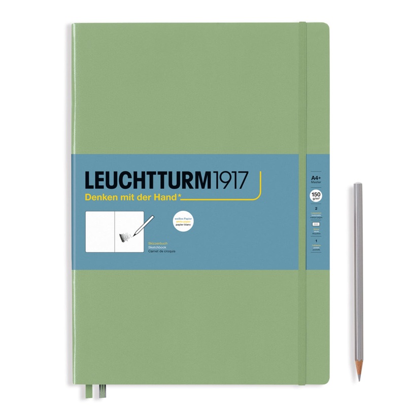Leuchtturm1917 Sketchbook Master (A4+) – Sage