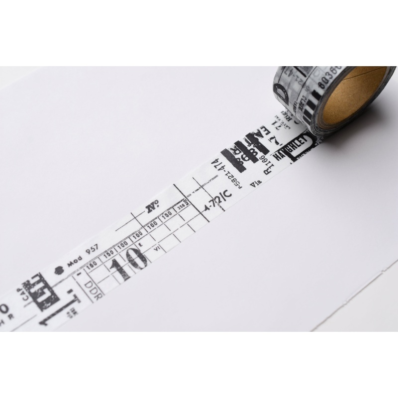 Papier Platz x SUNNY SUNDAY – Simple Black Masking Tape