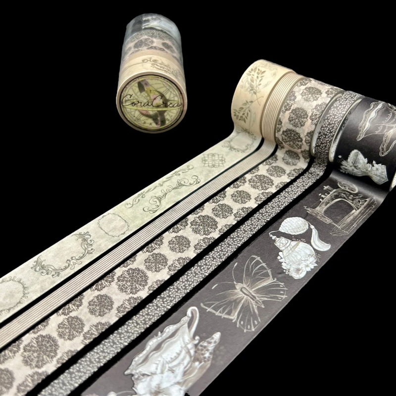CoraCreaCrafts Washi Tape – Victorian Basics