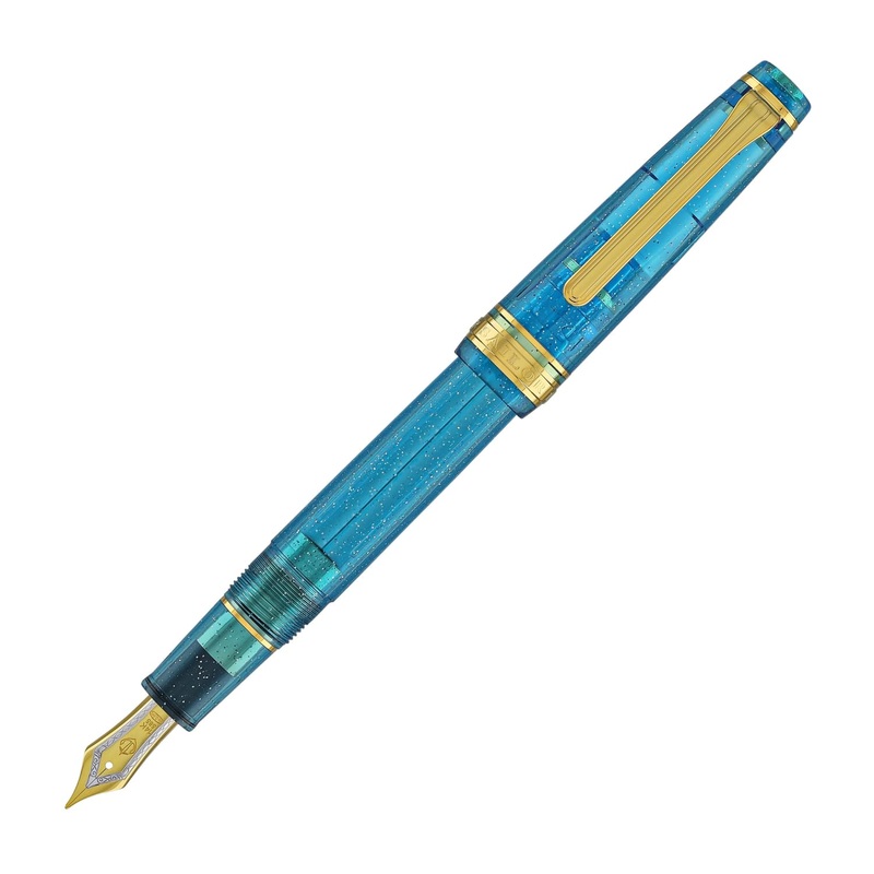 Sailor Pro Gear Slim Pen of the Year 2022 Fountain Pen in Soda Pop Blue – 14kt Gold Extra Fine