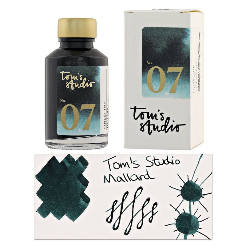 Tom’s Studio Bottled Ink in Mallard – 50ml