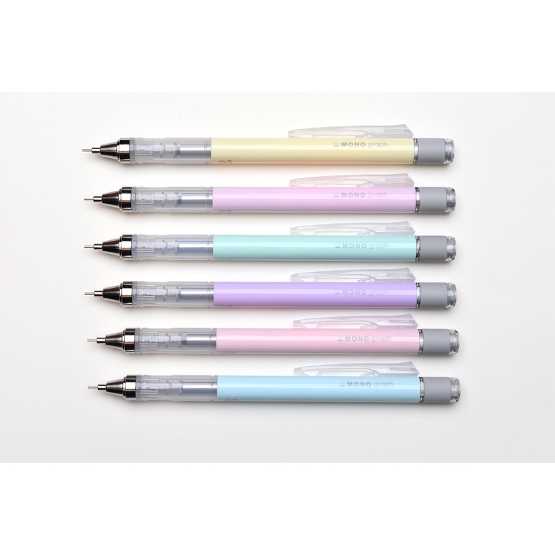 Tombow Mono Graph Shaker Mechanical Pencil  Pastel Series – 0.5mm Sakura Pink