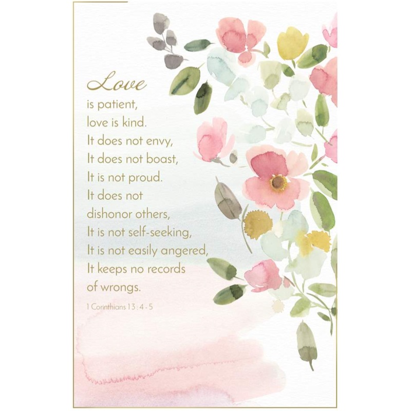 Wedding – 1 Corinthians 13: 4-5
