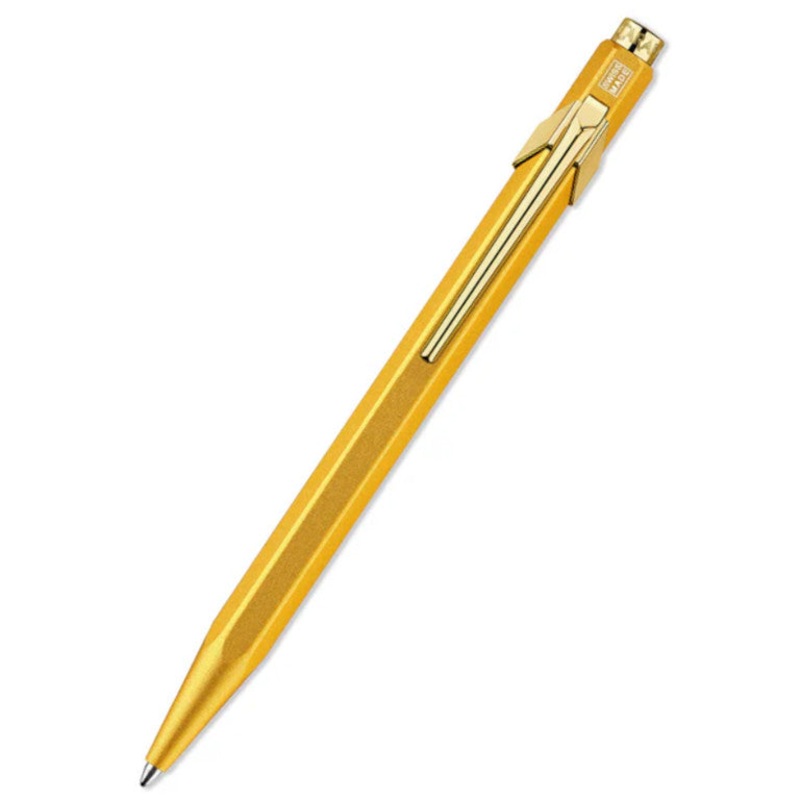 Caran d’Ache 849 Bille Premium Ballpoint Pen – Gold Bar