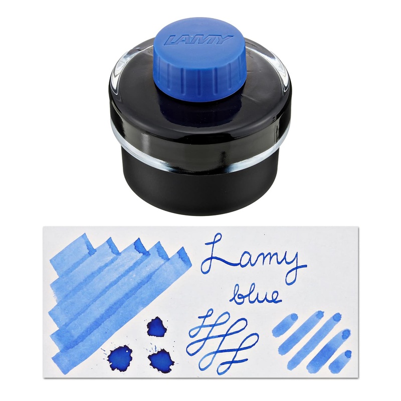 Lamy Bottled Ink in Blue with Blotting Paper – 50 mL
