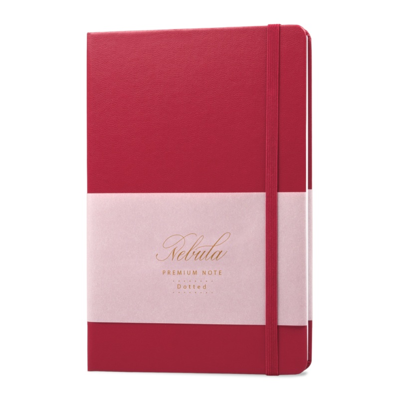 Nebula Note Premium Notebook – Dotted – Ruby Wine