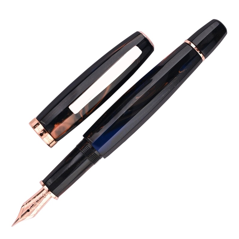 Scribo Feel Fountain Pen – Blu Califfo RGT (Limited Edition) Triple Broad
