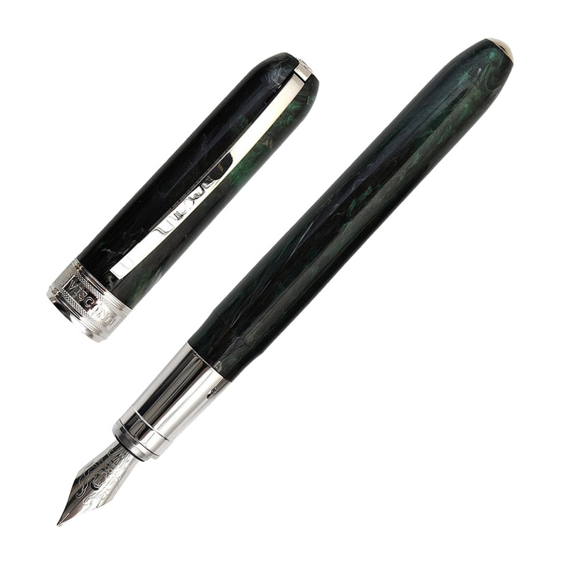 Visconti Rembrandt Fountain Pen – Dark Forest Medium