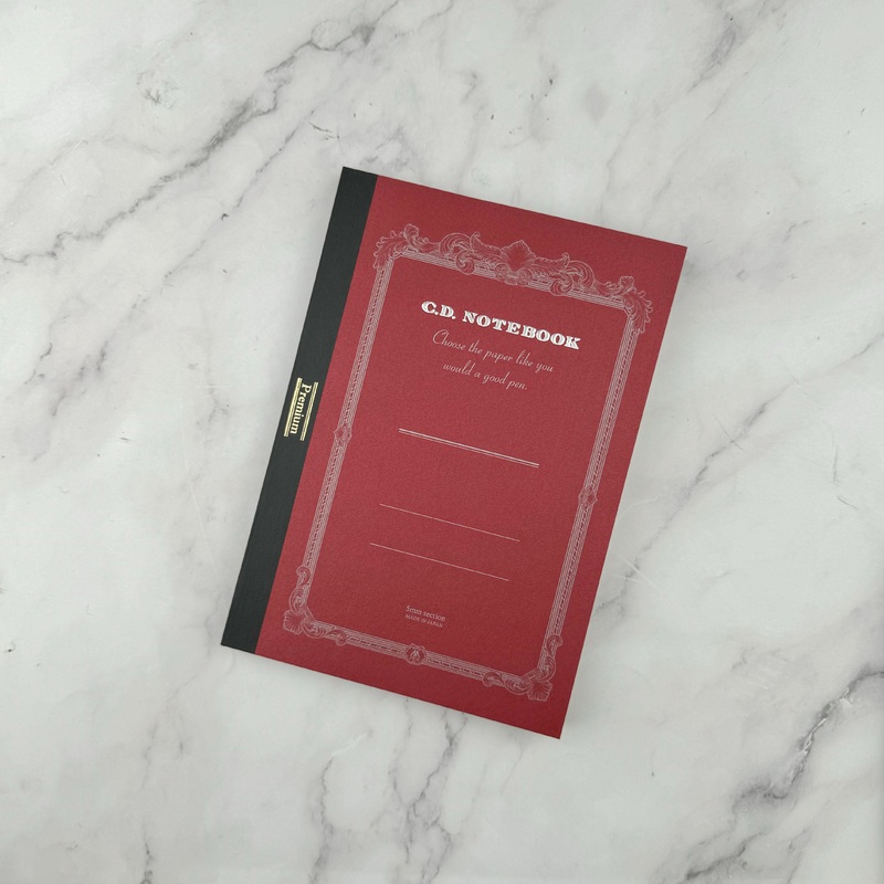 Apica Premium CD Notebook – Red – Grid – A5