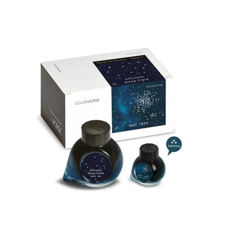 Colorverse Eye on the Universe Bottled Ink in Extreme Deep Field and NGC 1850 Glistening – 2 Bottle Set (65ml+15ml)