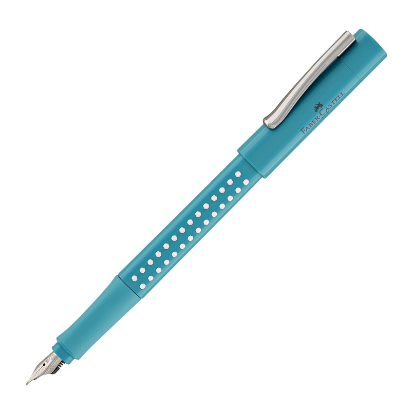 Faber-Castell Grip Sparkle Fountain Pen in Ocean Fine