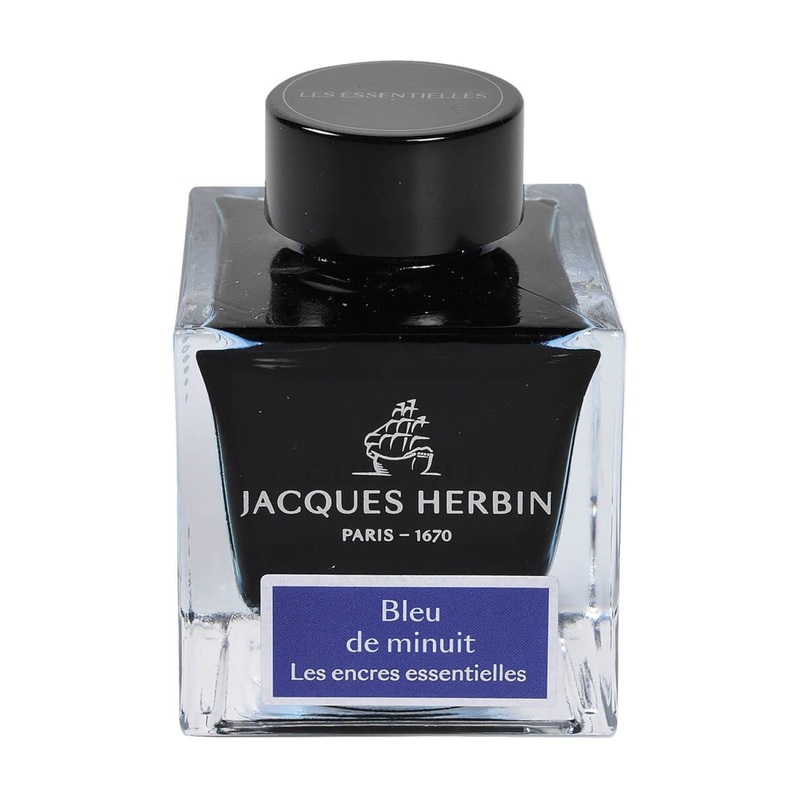 J. Herbin Bleu de Minuit Essential Bottled Ink and Cartridges Cartridges