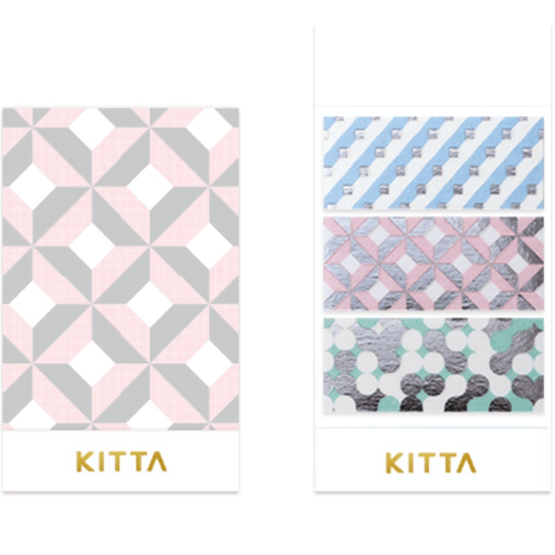 Kitta Portable Washi Tape – Wide – Geometry