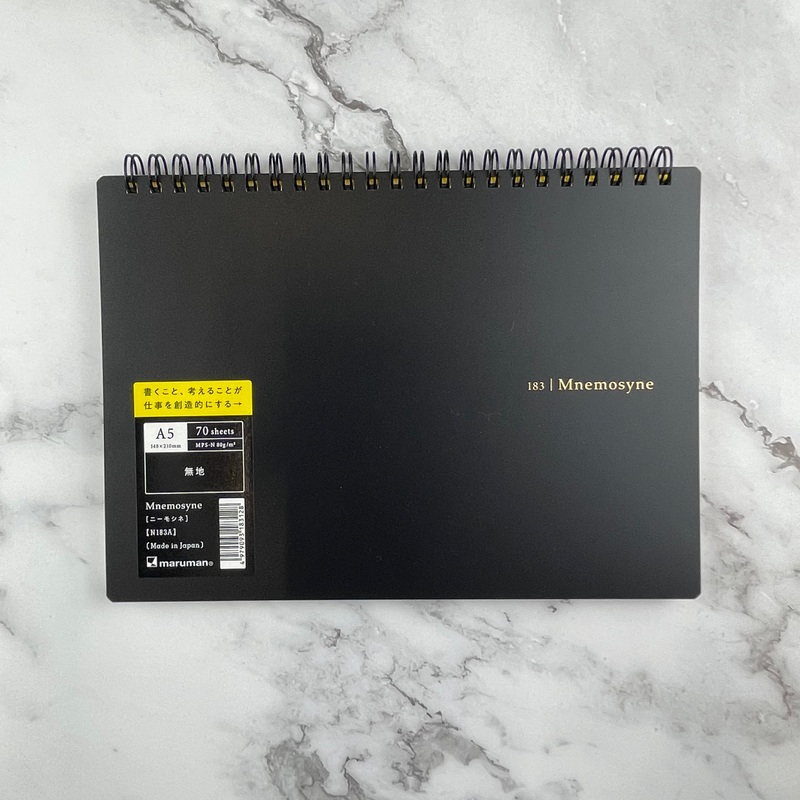 Maruman Mnemosyne Notebook – Plain – A5