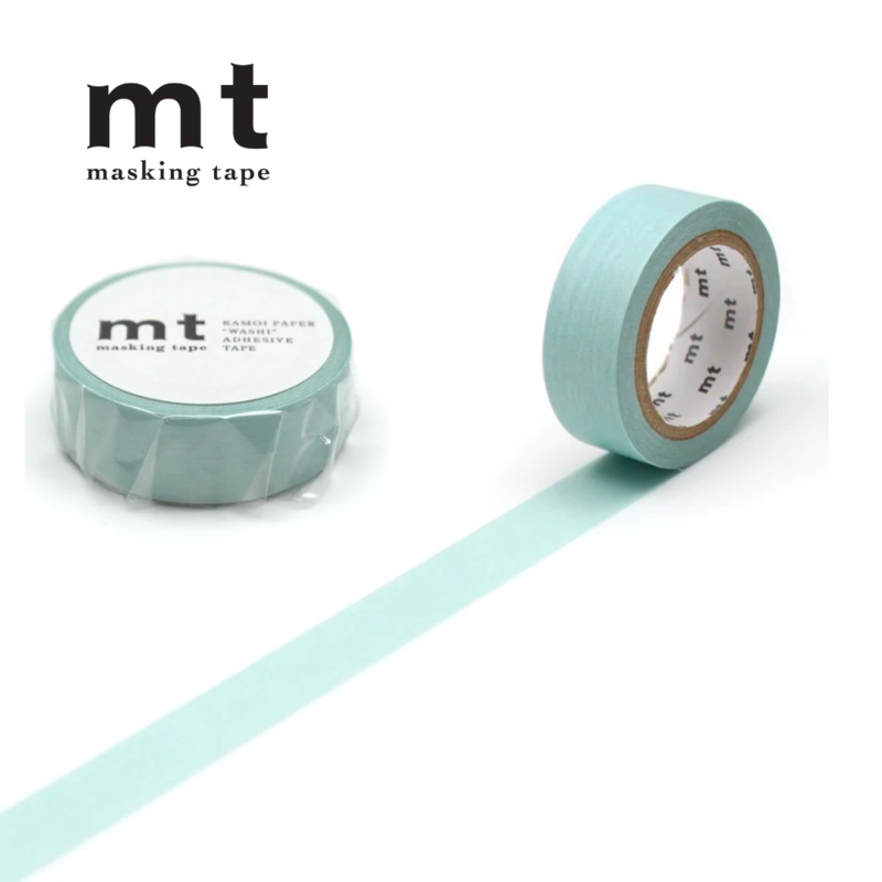 MT Basic Washi Tape Pastel – Turquoise 7m
