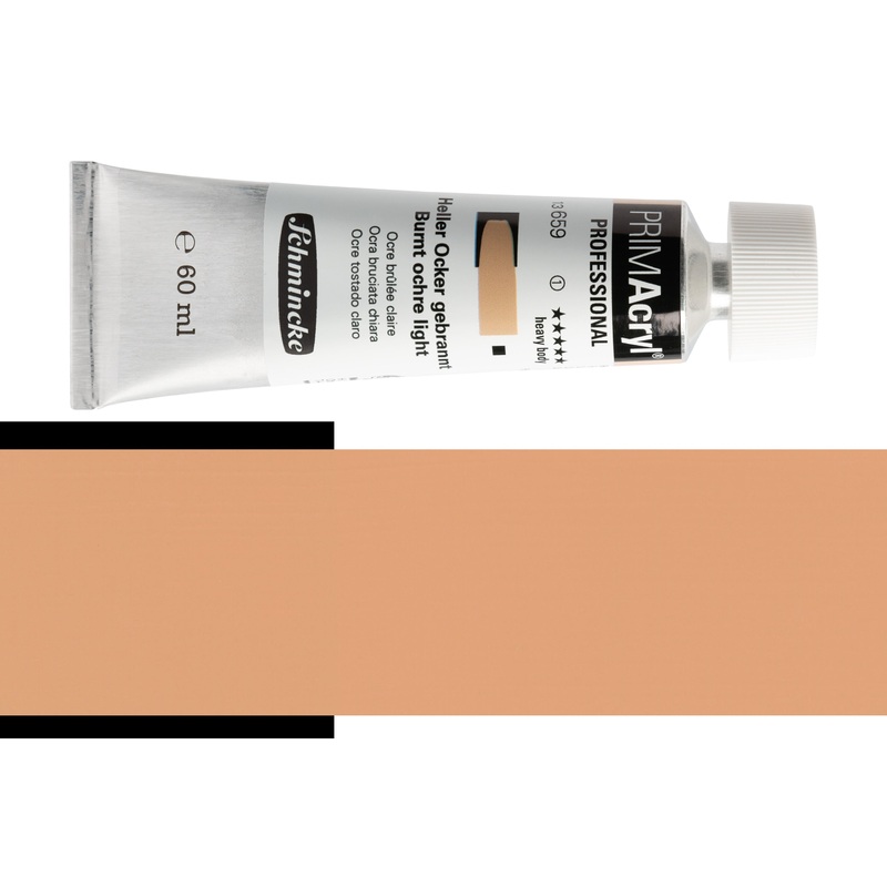PRIMAcryl Professional Acrylic, #659 Burnt Ochre Light