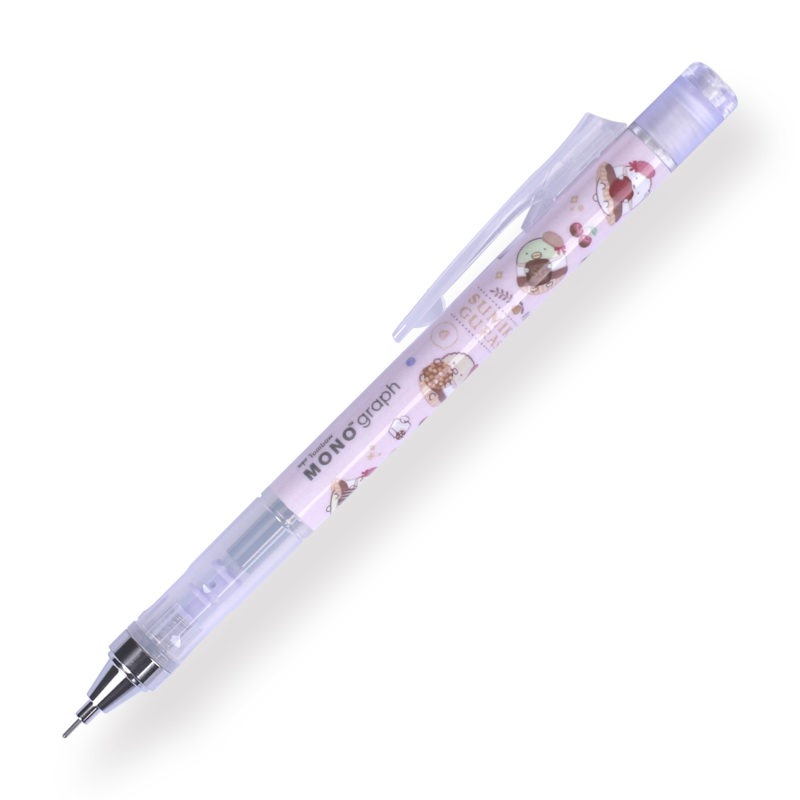 Tombow MONO Graph x Sumikko Gurashi Mechanical Pencil – 0.5 mm – Dessert – Pink Body