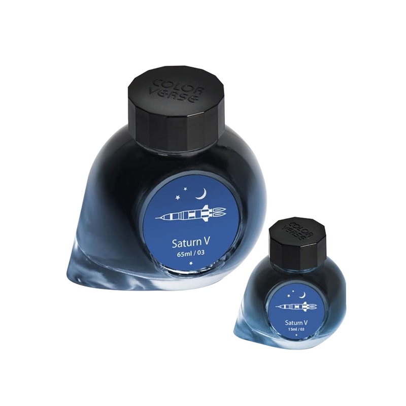 Colorverse Spaceward Saturn V Ink Bottle, Dark Blue – 65ml + 15ml