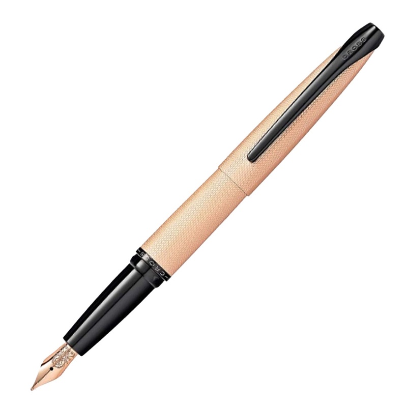Cross ATX Fountain Pen – Brushed Rose Gold Medium