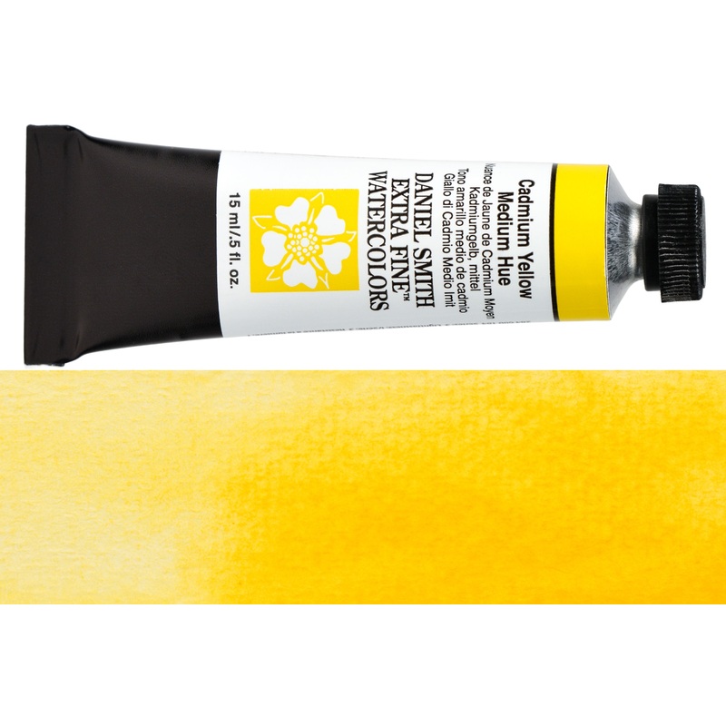 Daniel Smith Extra Fine Watercolor, 15 mL, Cadmium Yellow Medium Hue