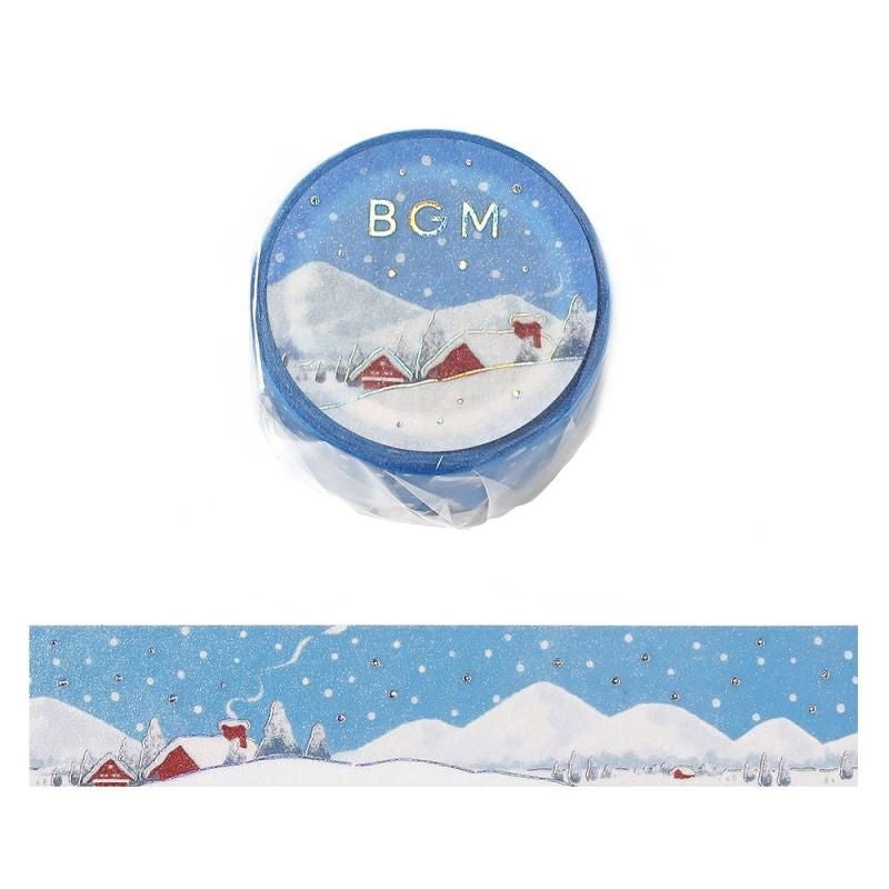 BGM Washi Tape – Dreamy Scenery – Snow Country