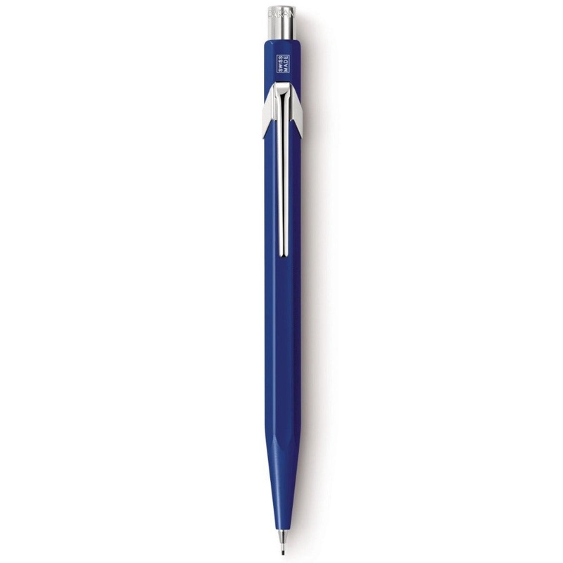CARAN d’ACHE, Mechanical Pencil – 844 CLASSIC LINE METAL SAPPHIRE BLUE. 0.7 mm