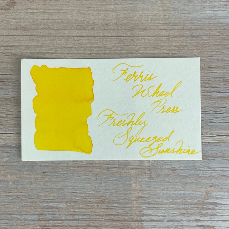 Ferris Wheel Press Freshly Squeezed Sunshine – 38ml bottled Ink 38ml