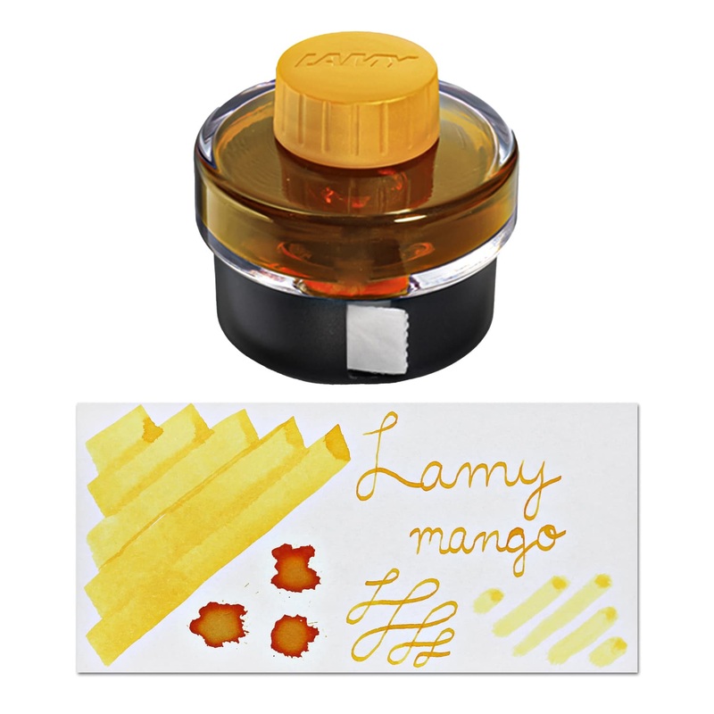 Lamy Bottled Ink in Mango with Blotting Paper – 50ml