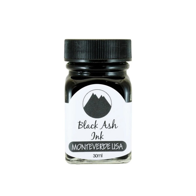 Monteverde Black Ash Ink Bottle – 30ml
