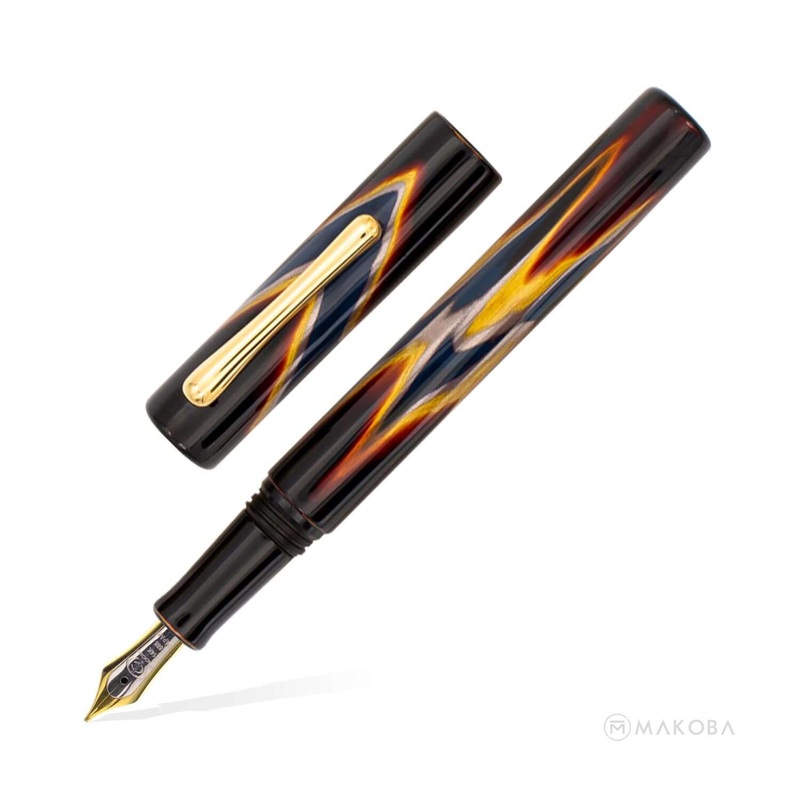 Taccia Ukiyo-E Fountain Pen, Koiai (Blue) – 14K Gold Nib Extra Fine